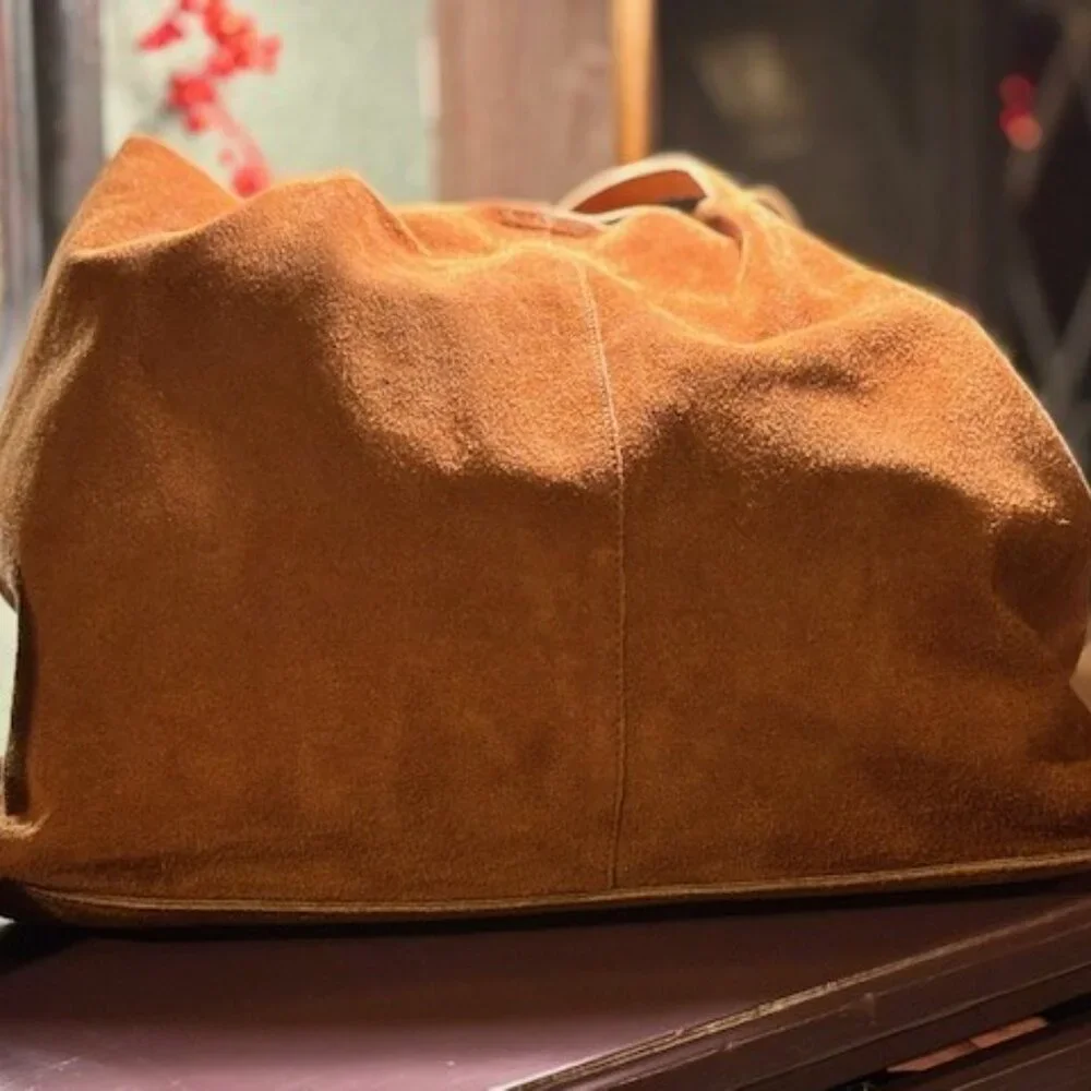 Haute Hippie Suede Hobo Bag~ - Picture 2 of 7